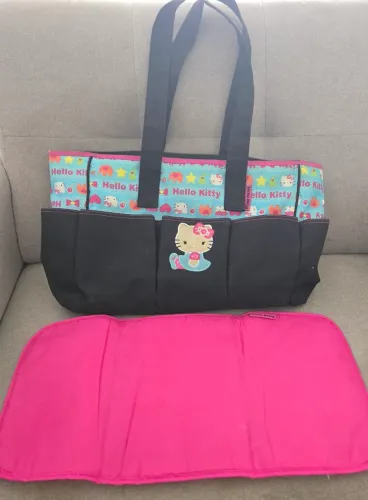 Bolsa Maternidade Hello Kitty com Trocador
