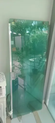 Janela de vidro - blindex verde