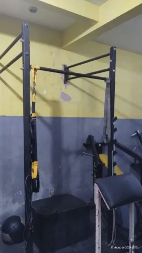 Rack de treino completo para academia