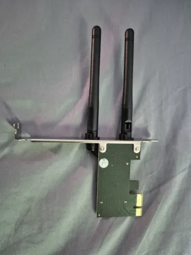 Placa de Rede Wireless PCIe com Antenas
