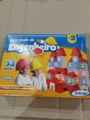 Blocos de Montar Engenheiro 53 Peças Xalingo