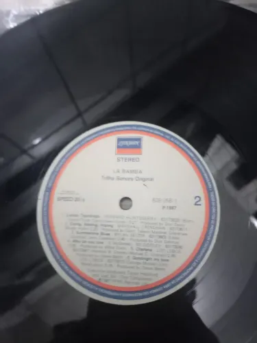 Disco de Vinil - Trilha sonora La Bamba - Sem Capa