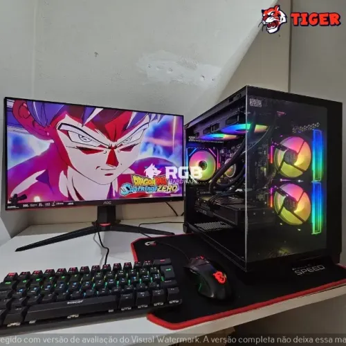 Pc Gamer Novo Completo - Ryzen 7 9700X + RTX 4070 12GB + RAM 48GB + SSD M.2 NVMe 1TB