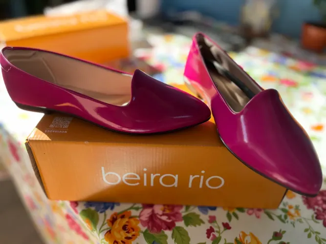 Sapato verniz fresh neo magenta