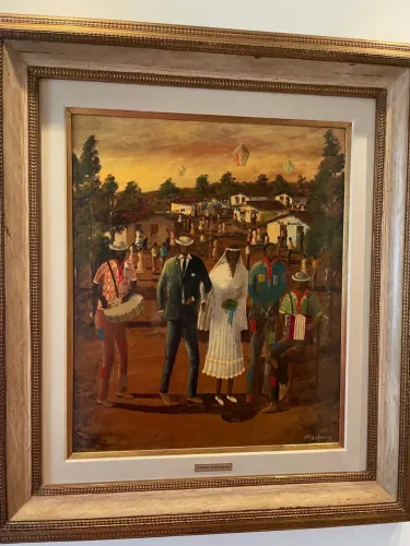 Pintura Óleo Sobre Tela Papas Stefanos 78X88cm