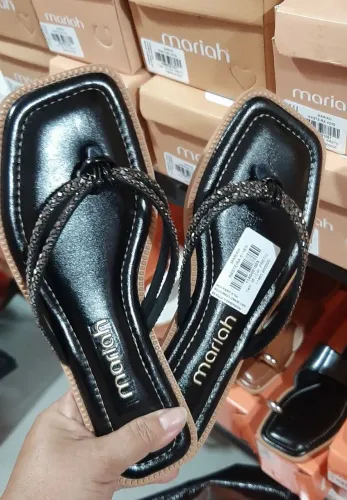 Sandália Feminina Mariah - Preta