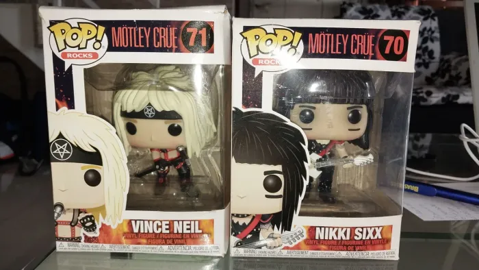 Funko Pop! Motley Crue - Vince Neil e Nikki Sixx Nikki Sixx