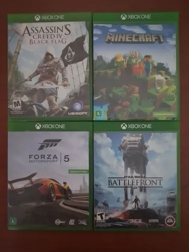 Jogos de Xbox one.