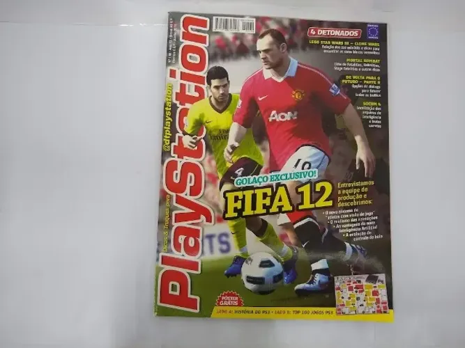 Revista Playstation + Pôster: Fifa 12