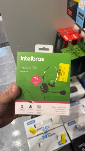 Headset Intelbras RJ9 CHS 40 RJ9