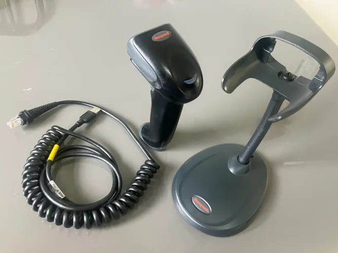 Leitora código de barras Honeywell 1250g com base USB