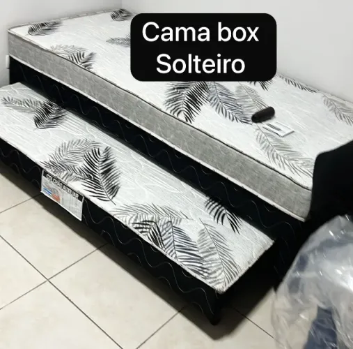 Cama box com auxilia (entrego hoje)