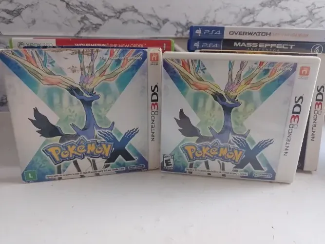 Pokemon X nintendo 3ds com luva