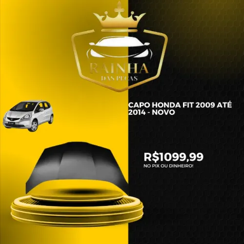 Capo Honda Fit 2009 até 2014 - NOVO 