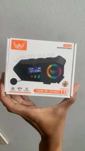 Intercomunicador/ Fone de Capacete sem fio Y10