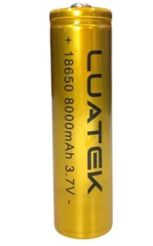 Pilhas Baterias Luatek 18650 8000mah 3,7v Recarregável