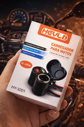 CARREGADOR PARA MOTOS HY-3201
