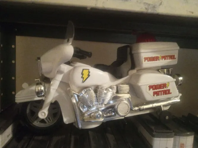 moto de polícia antiga