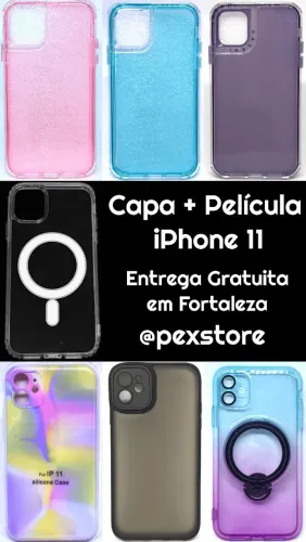 Capa + Película iPhone 11 Com Entrega Grátis em Fortaleza 