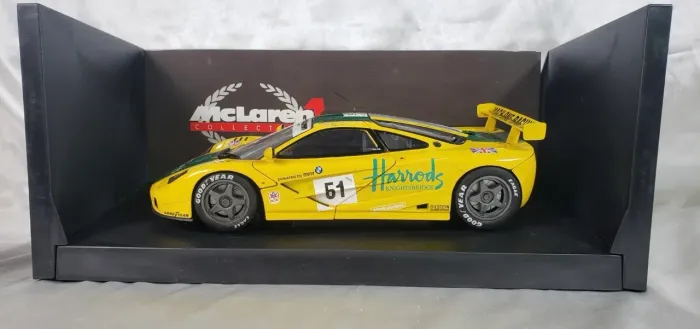 Miniatura Mclaren F1 Gtr Mach One Le Mans Per Te Ayrton 1:18