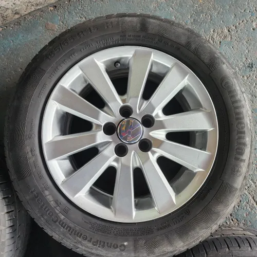RODAS VW POLO/FOX ARO 15 5X100 E PNEUS 185/65