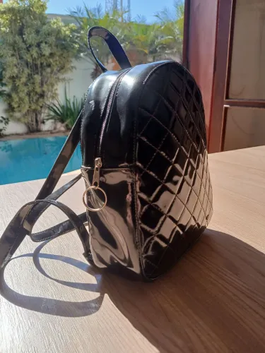 Mochila KLIN Infantil Preta Matelassê