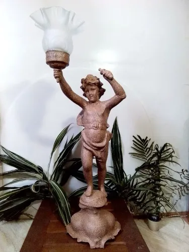 Luminária Petit Bronze Efeito Pedra