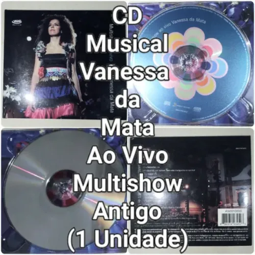 CD Musical Vanessa da Mata Antigo