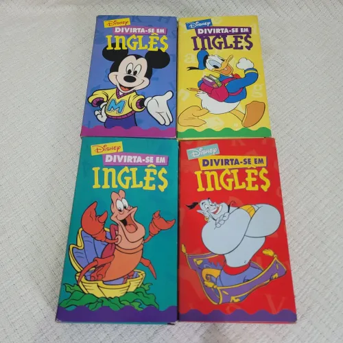 Disney - Coleção de VHS Divirta-se em Inglês 