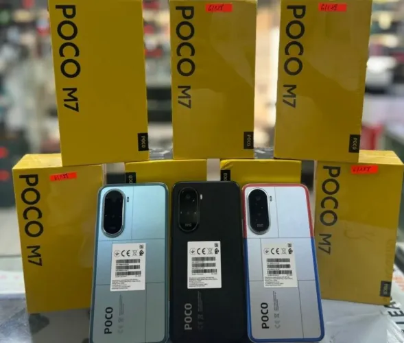 Poco M7 NFC 256Gb /08Gb RAM Lacrado Preto Prata Azul Entregamos Grátis