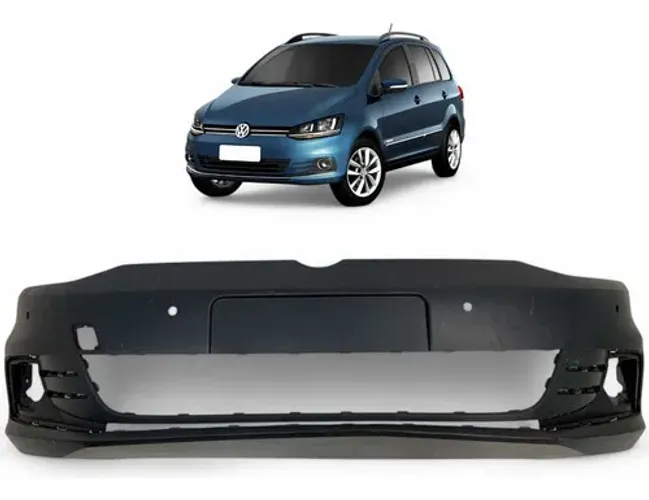 Parachoque Diant. Vw Fox Spacefox Furo Sensor 2015 A 2022  Para Pintar