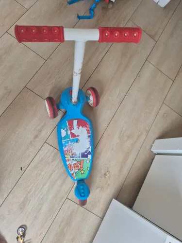 Patinete Skatenet Kid Infantil Bandeirante Azul/vermelho Kid