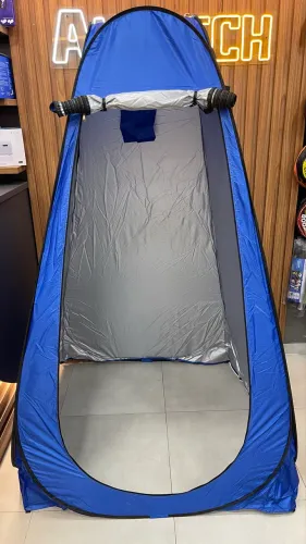 Barraca Trocador De Roupas Banheiro Camping Monta Sozinha  tamanho 1.90m x 1.20m ?