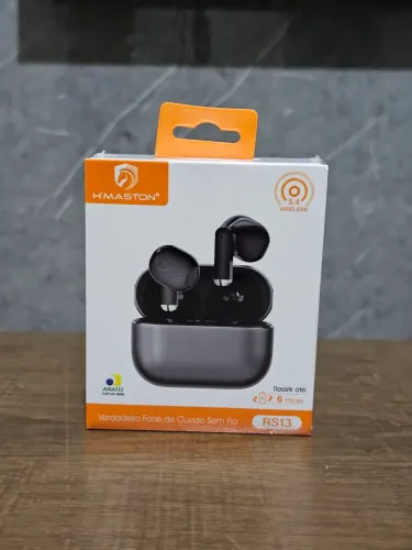 Fone de ouvido Bluetooth 5.4 Novo Lacrado Preto