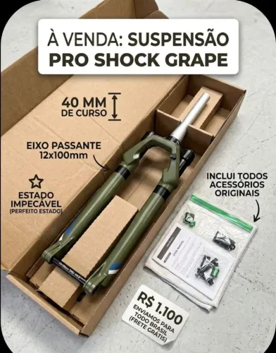 Suspensão para gravel pro shock