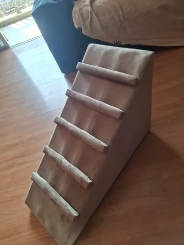 Rampa/Escada para Cachorro ou Pet - Estofada e Confortável