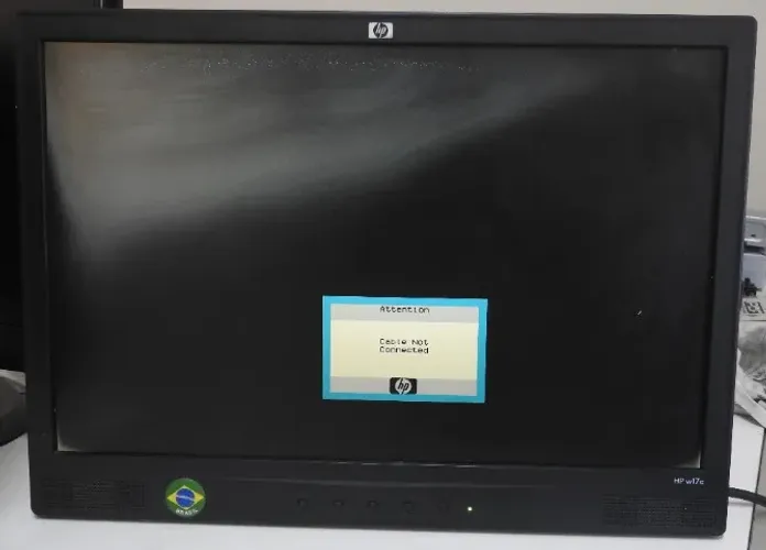 Placa fonte e Placa Sinal, Lógica Monitor HP W17e