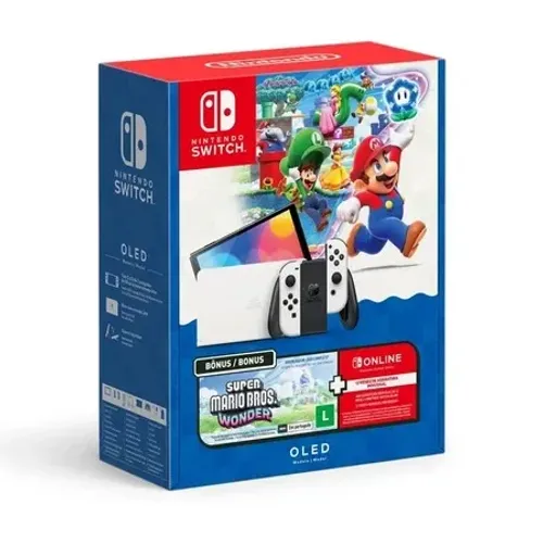 Nintendo Switch OLED Novo Lacrado! + 3 Meses de Nintendo Switch Online