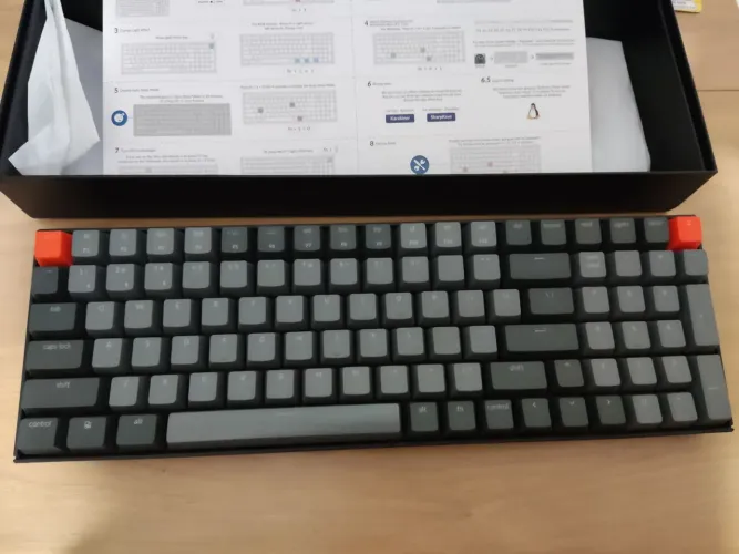 Teclado keychron k4 V2 96% teclas brown