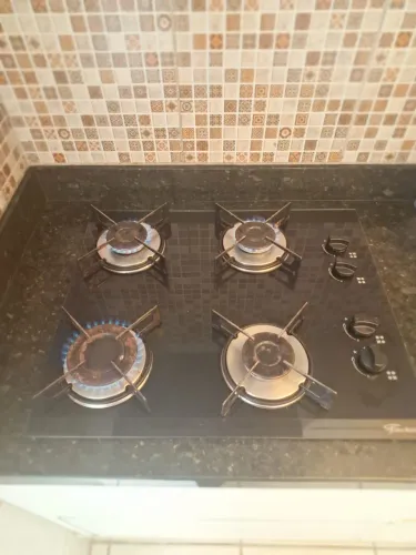 Fogão cooktop funciona 3 boca