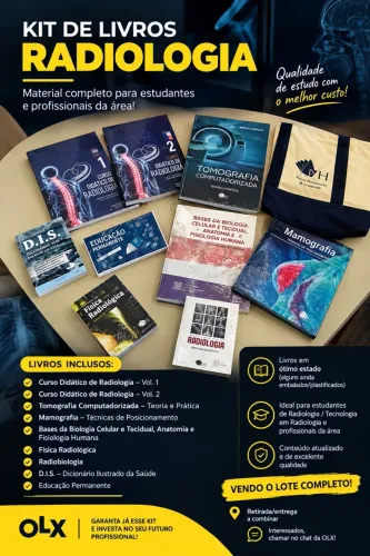 Kit de Livros de Radiologia - Livros Lacrados e Novos