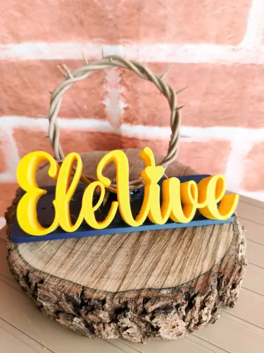 Enfeite Decorativo Cristão ?Ele Vive? com Coroa de Espinhos Realista 3D