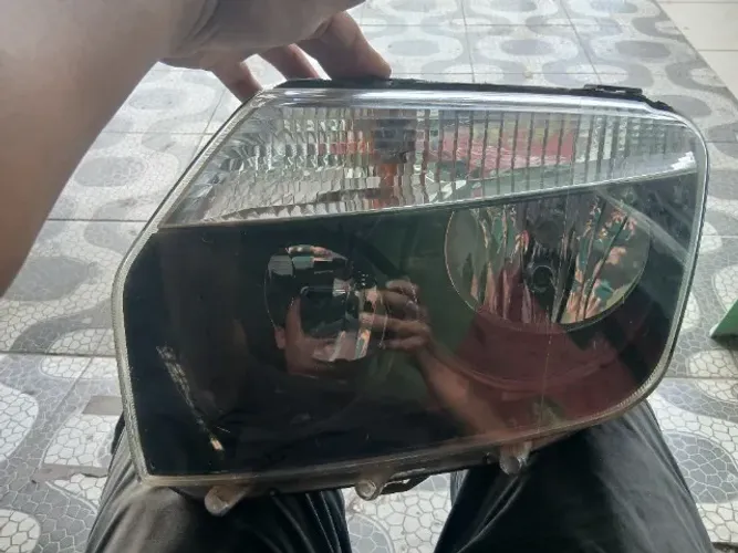 Farol da duster máscara negra 