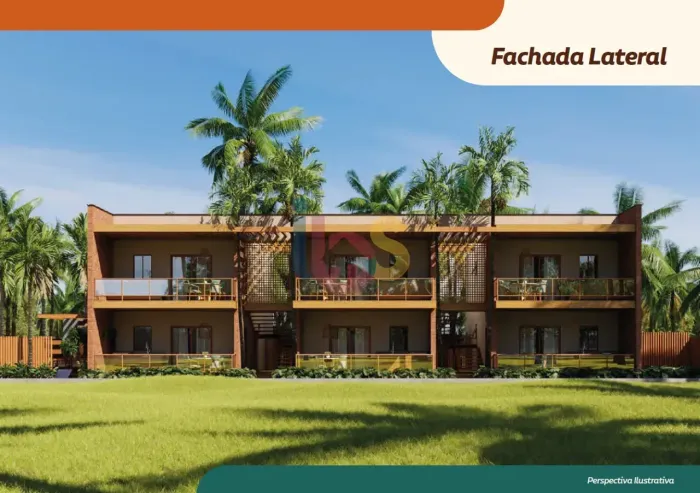 Apartamento à venda, 2 quartos, 1 suíte, 1 vaga, Taipu de Fora - Maraú /BA