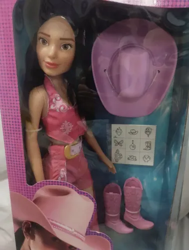 Boneca Ana Castela da Baby Brink - 55cm - Com Acessórios