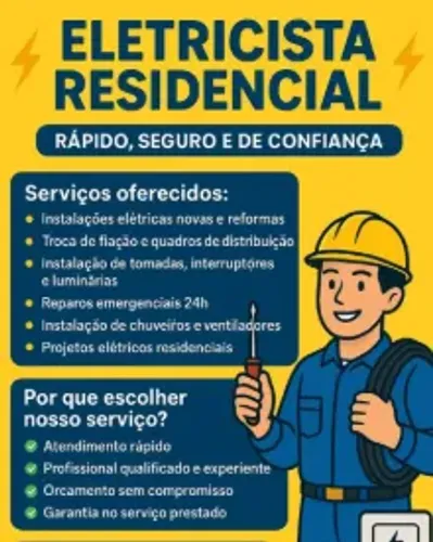 Eletricista em Aracaju/Barra/Socorro