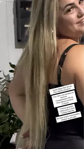 Mega Hair fita adesiva invisível