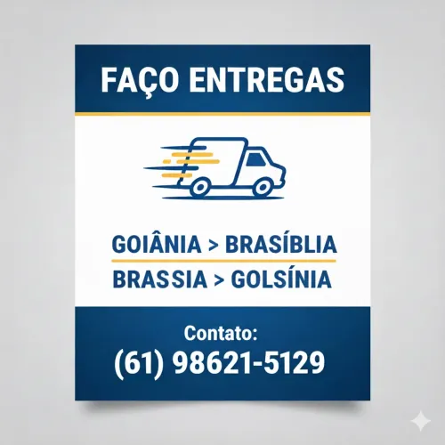Caronas e entregas de Rio verde Go para  Brasilia