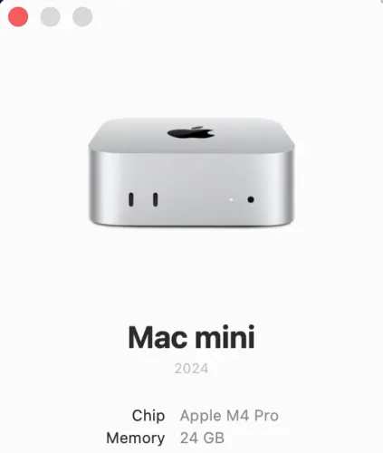 Mac Mini M4 Pro - 24gb Ram/ 512 SSD