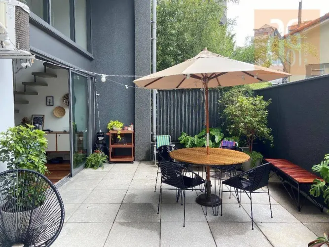 Apartamento Garden com 1 suíte para alugar, 80 m² por R$ 7.500 mês - Vila Madalena - São P